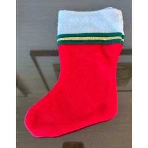 Vintage Dayton Hudson Blank Red Christmas Stocking